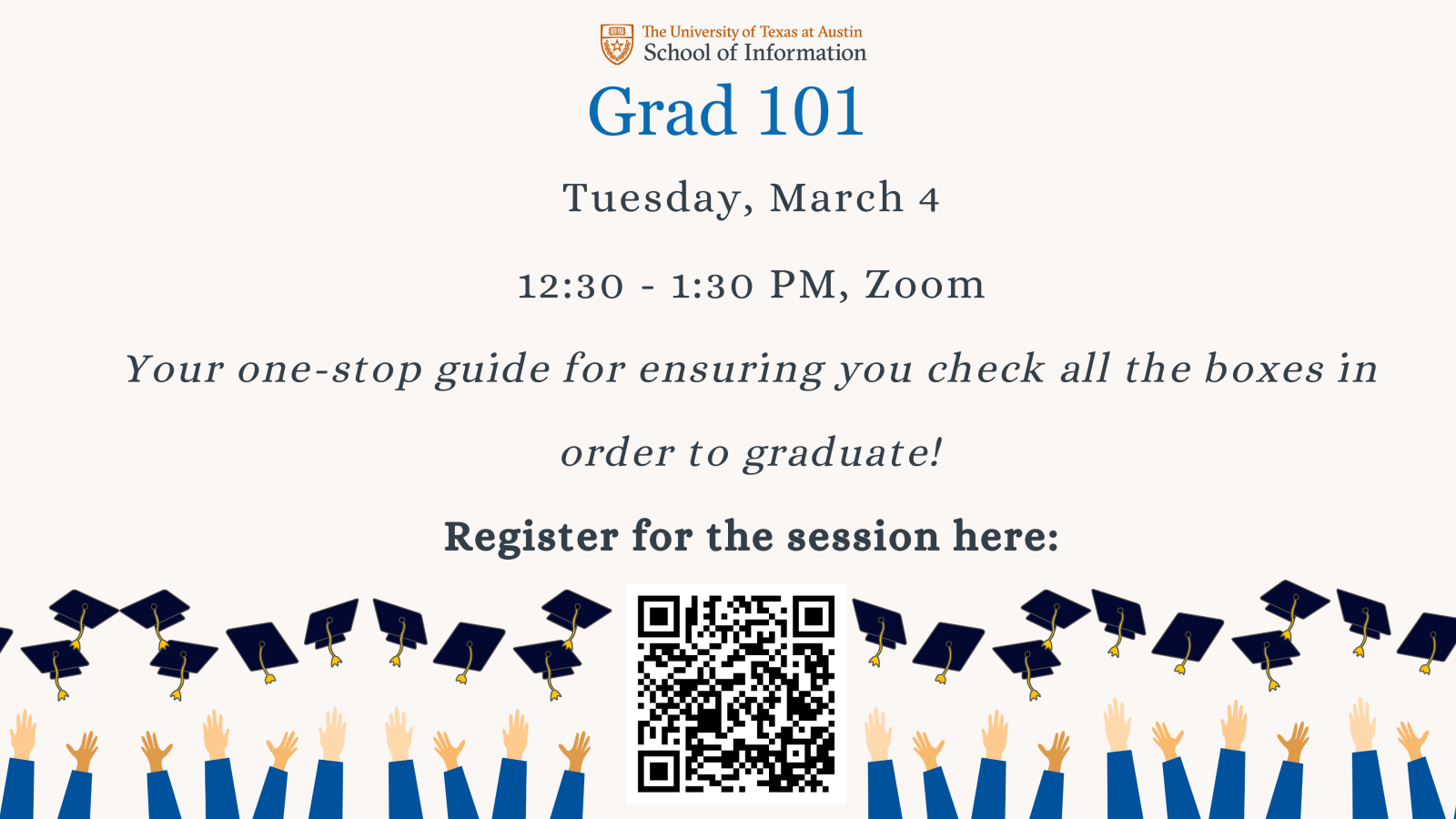 Grad 101 For Graduate Students Ut Ischool